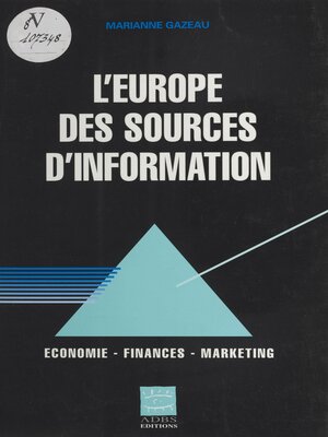 cover image of L'Europe des sources d'information